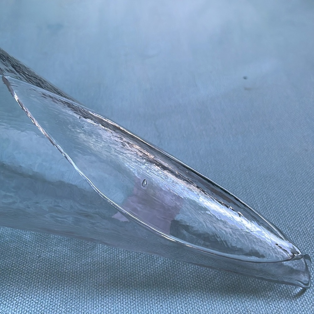 Glasi Hergiswil Roberto Niederer Glass Cornet Vase - Picture 6 of 9